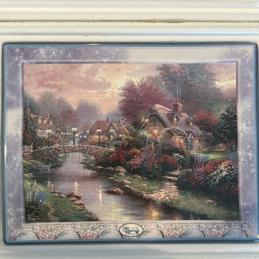 Authentic Thomas Kinkade plate!